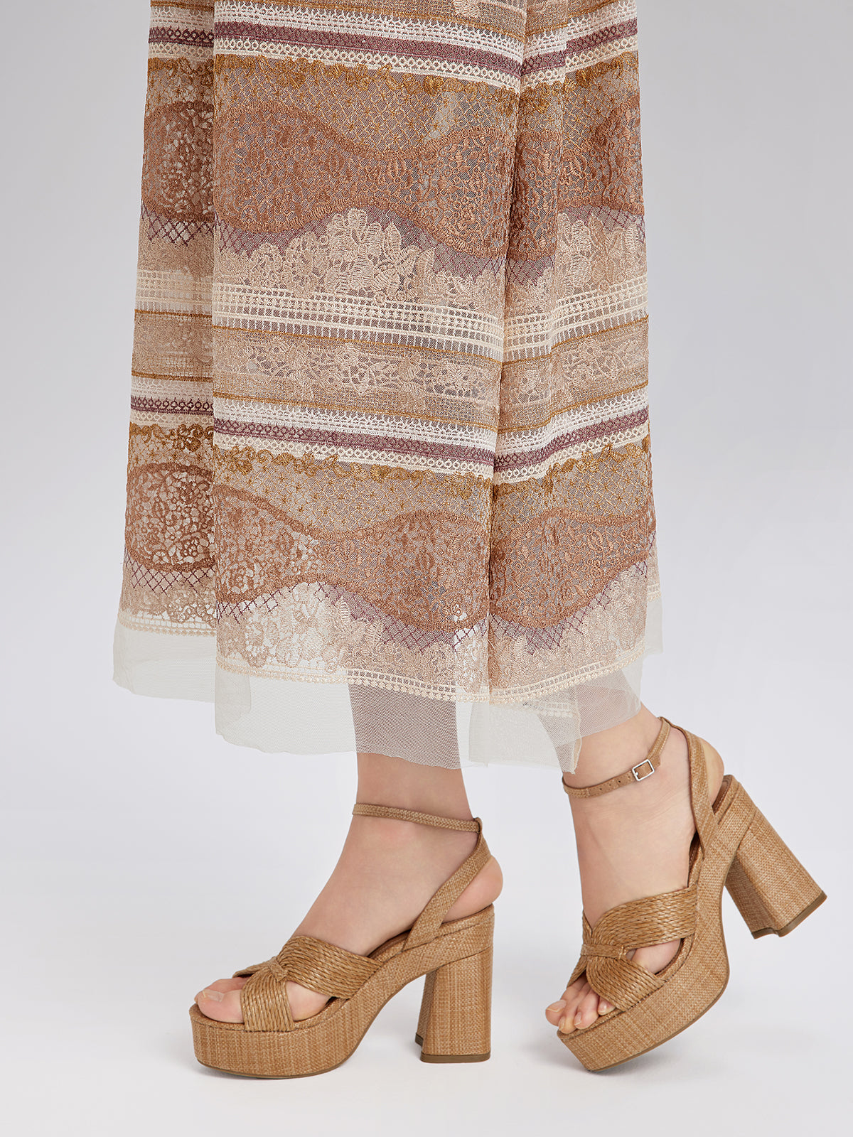 Embroidered Ruffle Collar Bohemian Dress