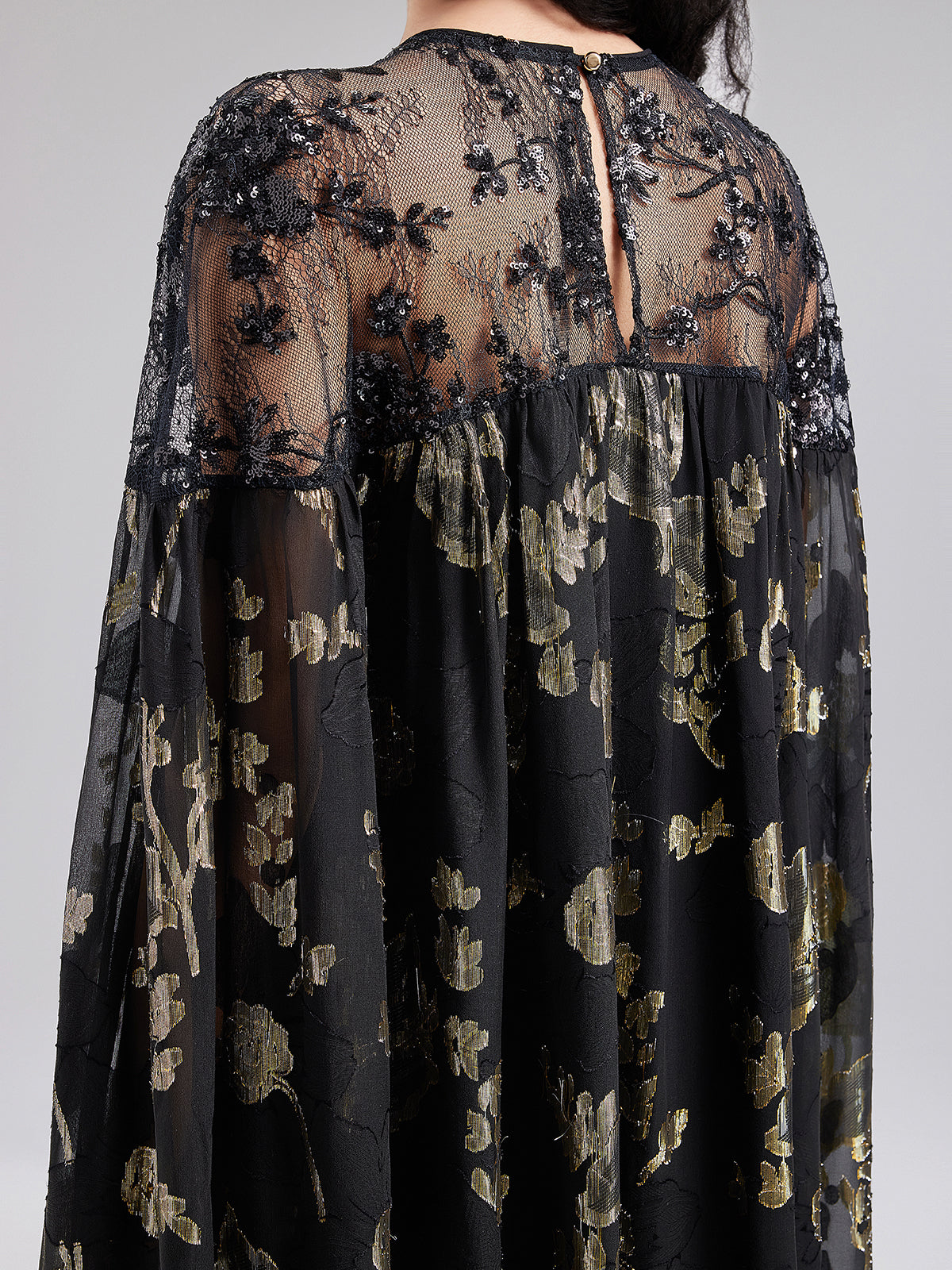 Limited Edition Silk Jacquard Gown
