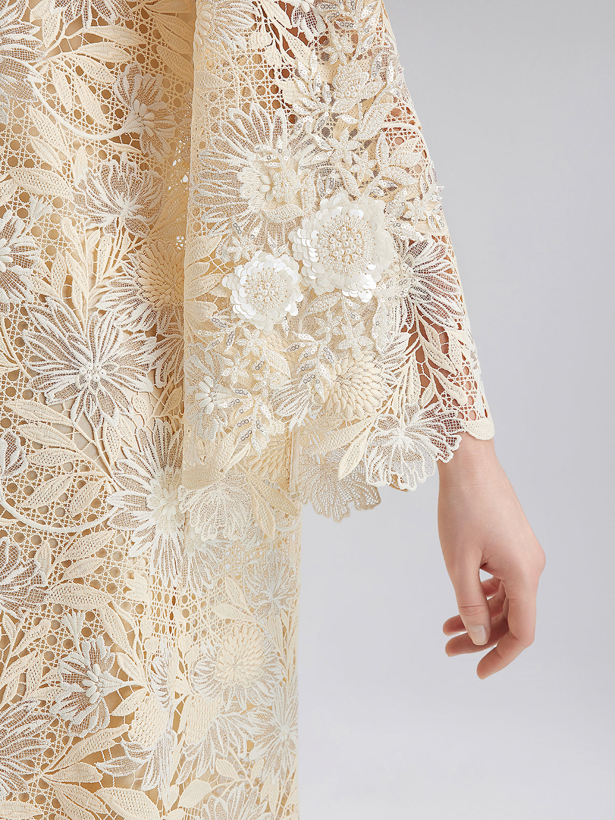 Handcrafted Beaded Tassel A-Line Dress