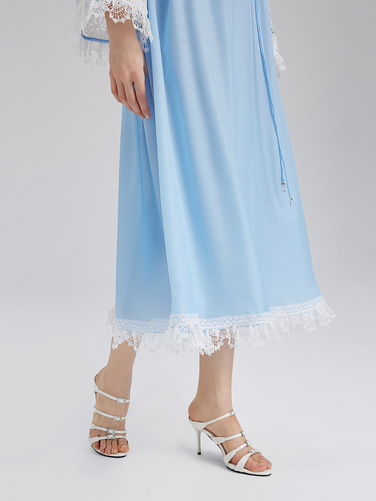 Two-Tone Lace Baroque Butterfly Dress