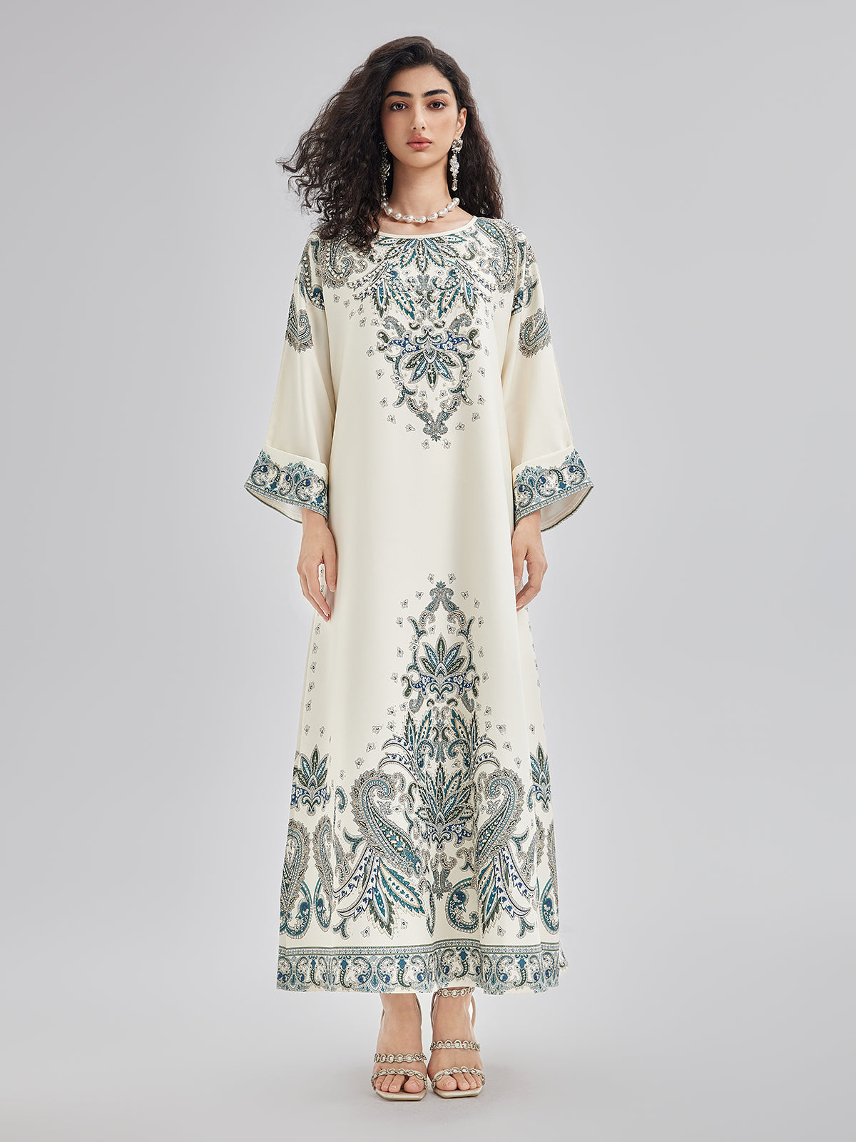 Baroque Hand-Beaded Dress