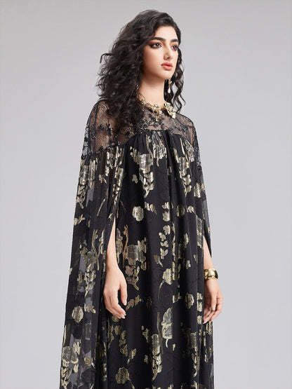 Limited Edition Silk Jacquard Gown