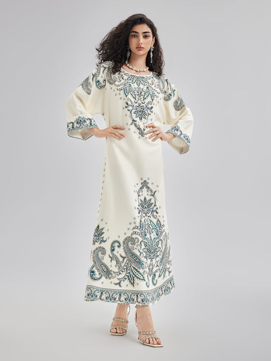 Baroque Hand-Beaded Dress