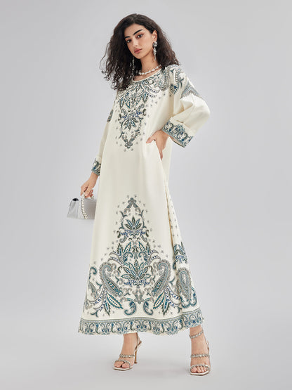 Baroque Hand-Beaded Dress
