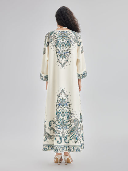 Baroque Hand-Beaded Dress